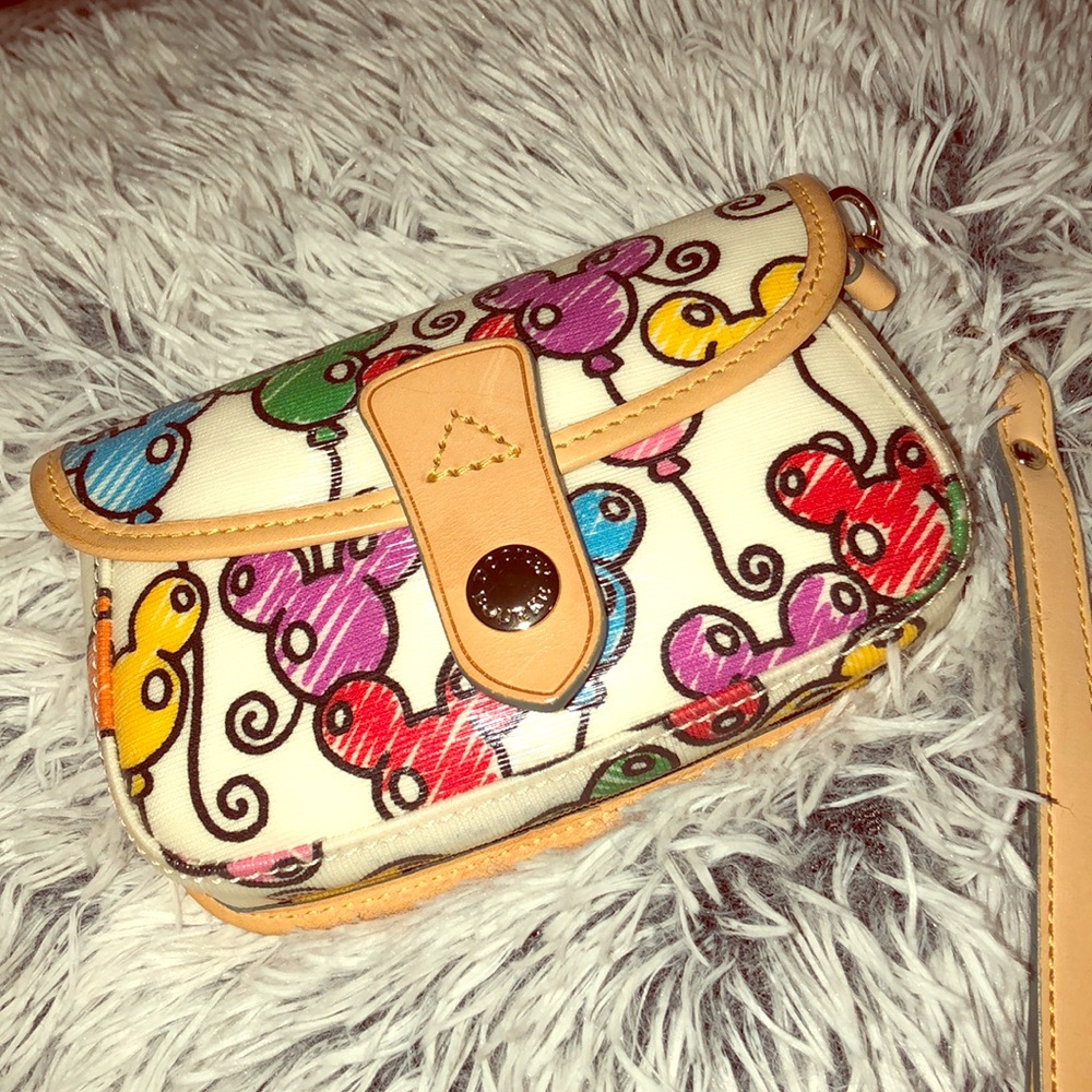 Disney Dooney and Bourke Mickey Balloons Wristlet